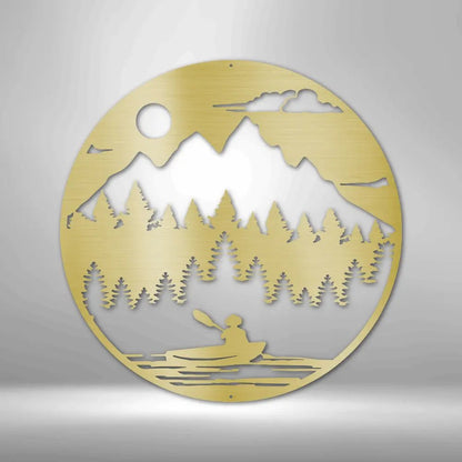 Canoe the Wild - Steel Sign - USA Metal Signs