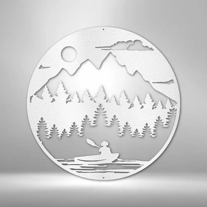 Canoe the Wild - Steel Sign - USA Metal Signs