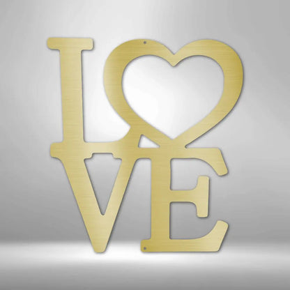 Classic Love - Steel Sign - USA Metal Signs