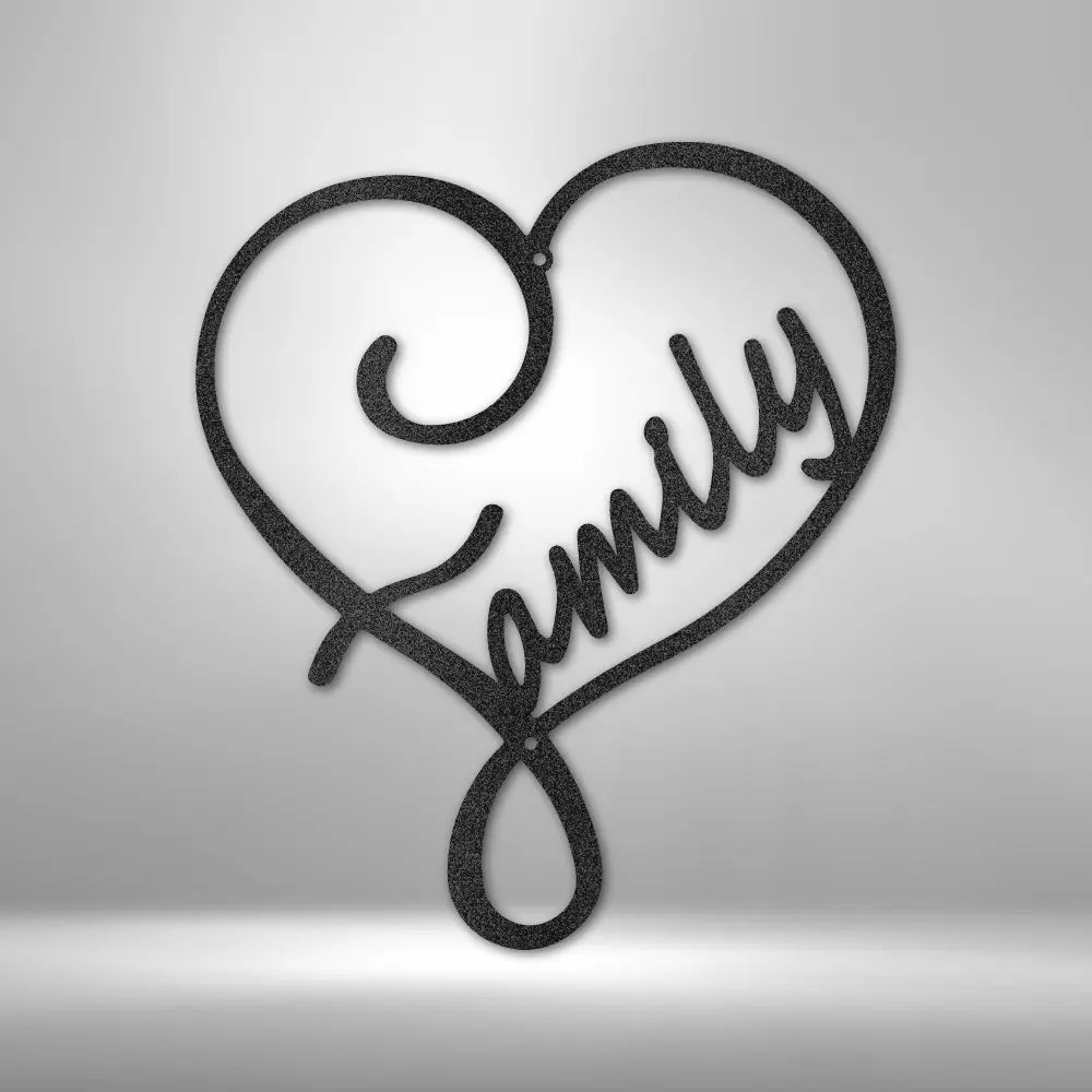 Family Love - Steel Sign - USA Metal Signs