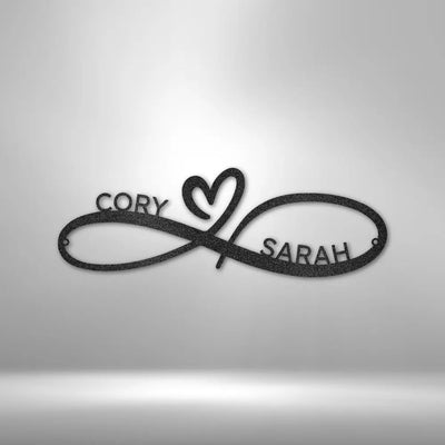 Infinity Couples Sign - USA Metal Signs