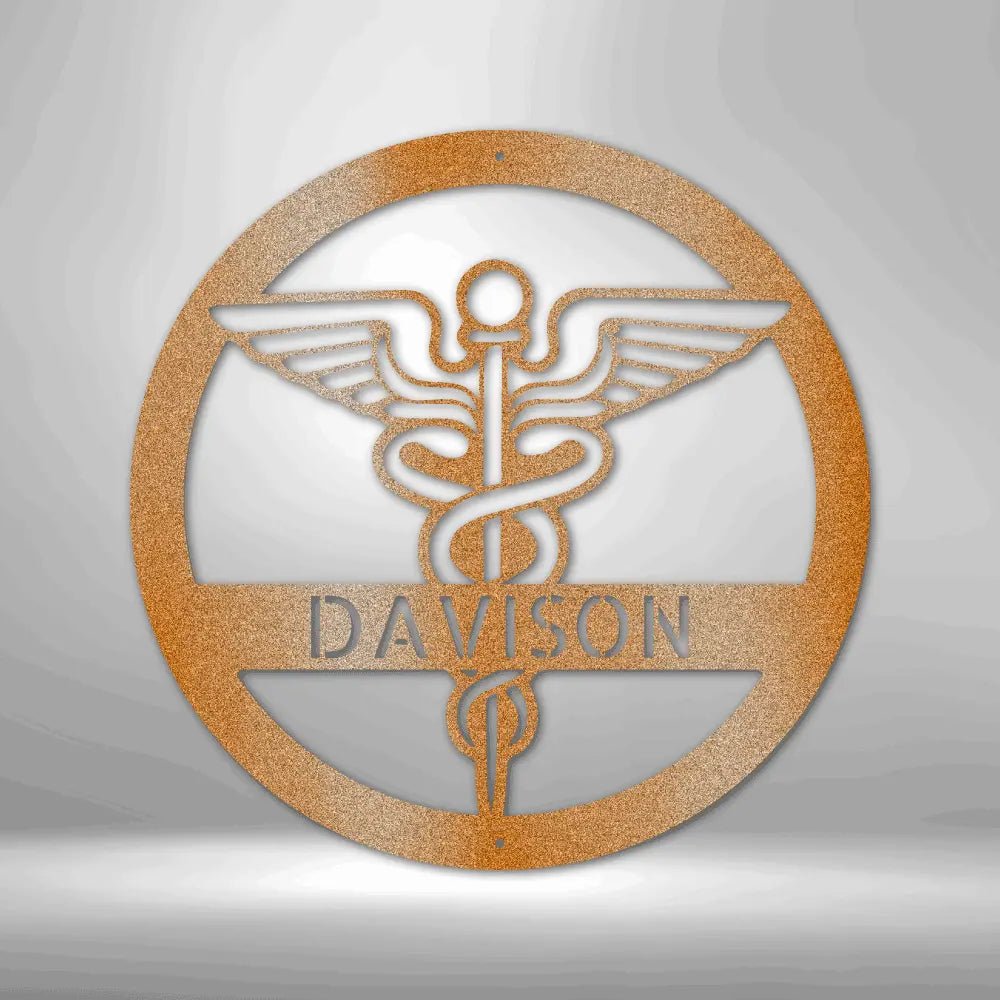 Nurse Monogram - Steel Sign - USA Metal Signs