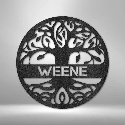 Personalized Tree of Life - Steel Sign - USA Metal Signs